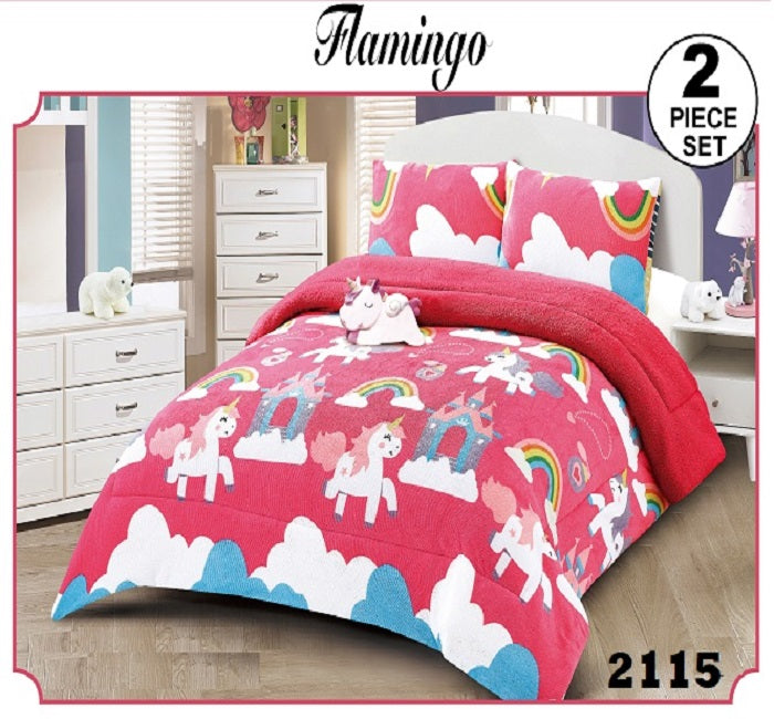 FLAMINGO BORREGO TWIN 2PCS SET