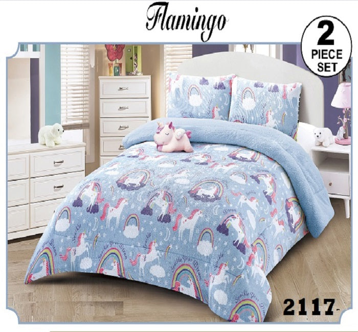 FLAMINGO BORREGO TWIN 2PCS SET