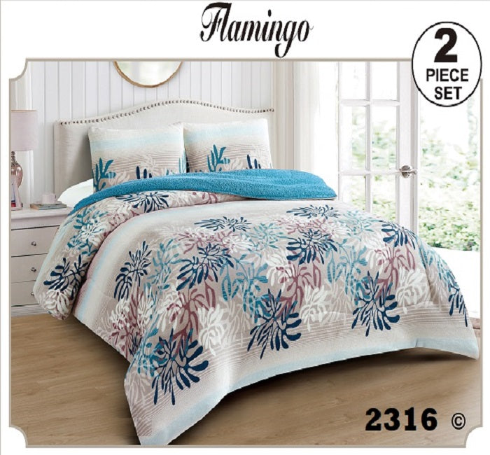 FLAMINGO BORREGO TWIN 2PCS SET