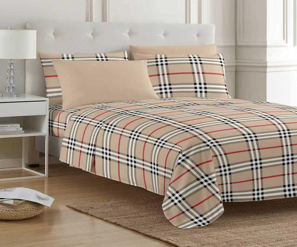 SHEET SET PRINTED 6PCS SET