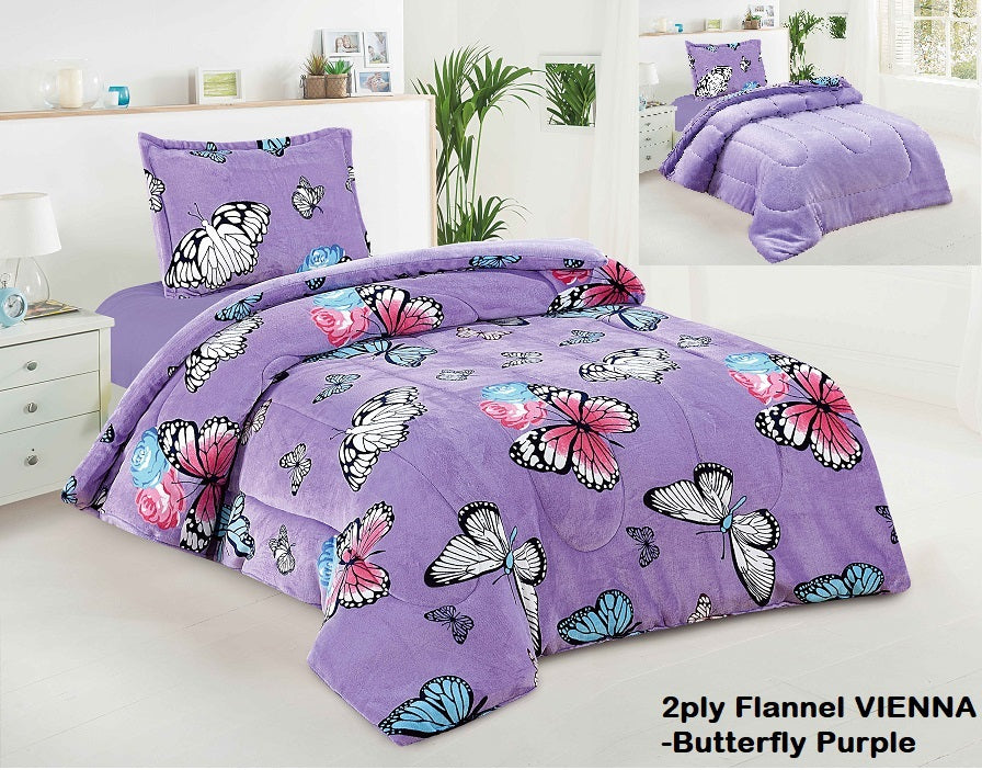 2PLY FLANNEL BLANKET VIENNA