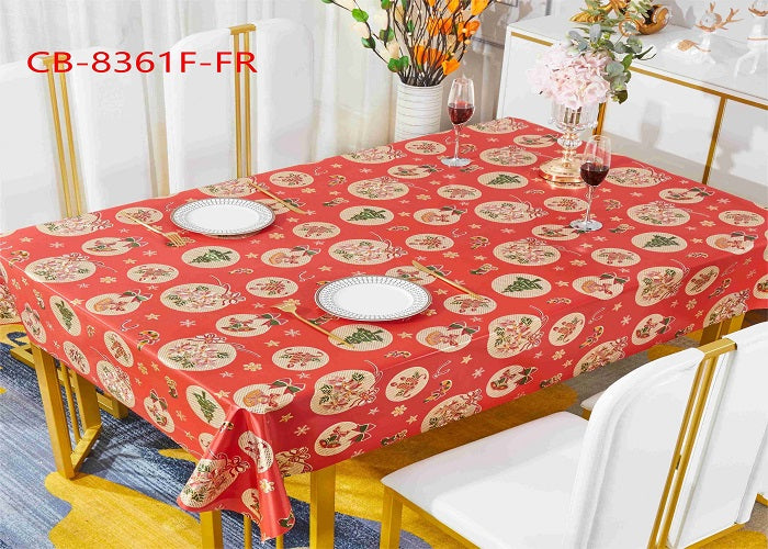 CHRISTMAS PLASTIC TABLE ROLL