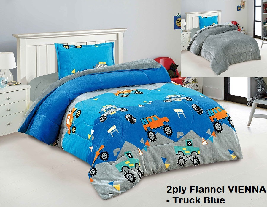2PLY FLANNEL BLANKET VIENNA