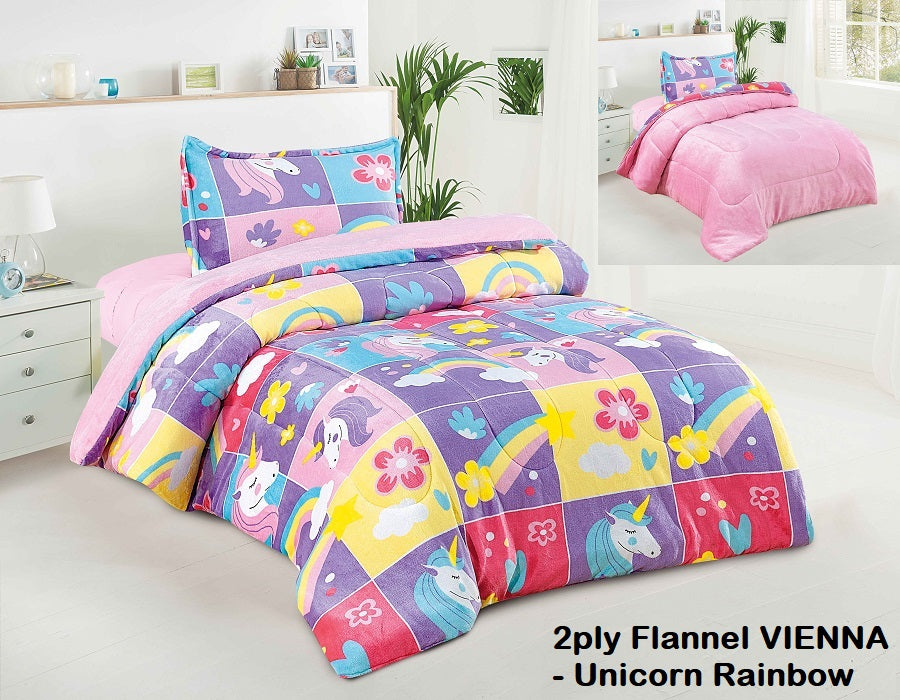 2PLY FLANNEL BLANKET VIENNA