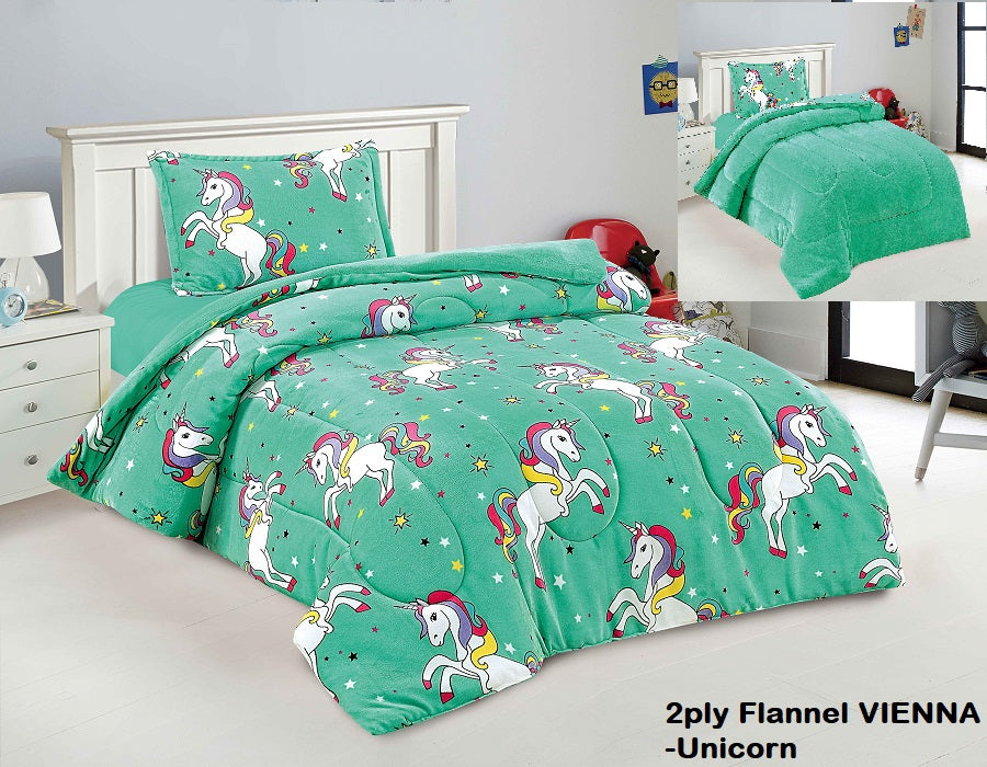 2PLY FLANNEL BLANKET VIENNA