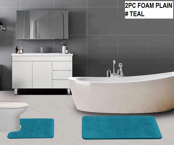 2-PCS BATH SET FOAM PLAIN