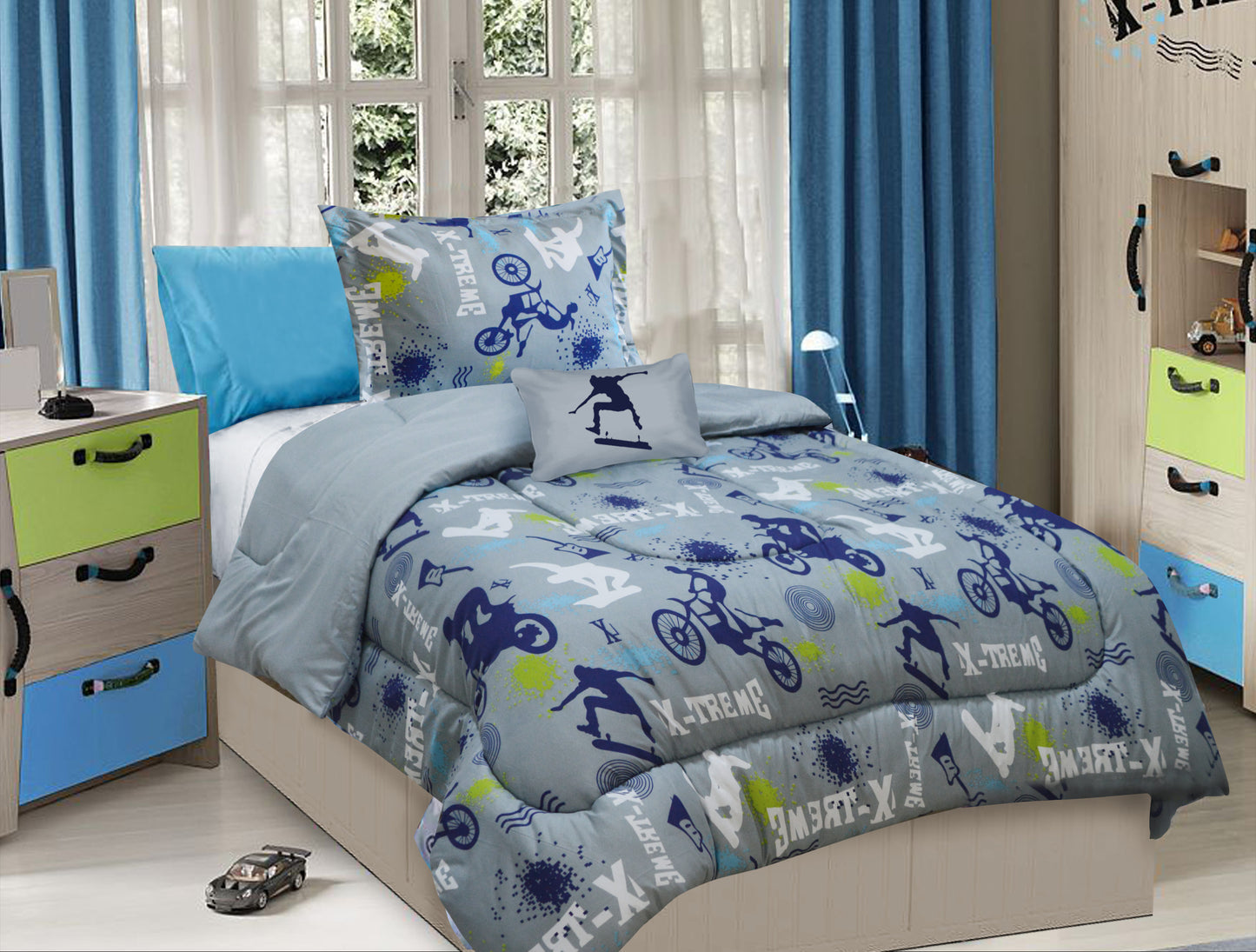 X-Treme Sports Bedding Set - Twin Comfort