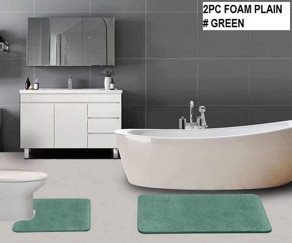 2-PCS BATH SET FOAM PLAIN