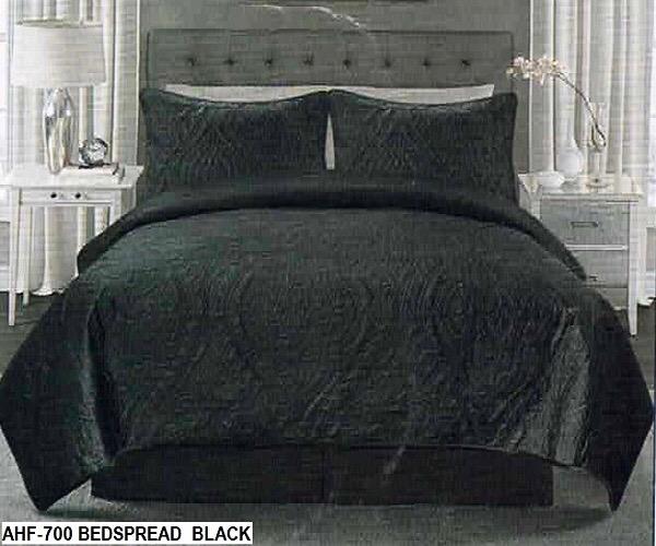 AHF-700 BEDSPREAD VELVET 3-PCS SET