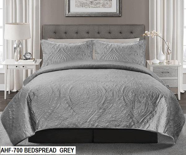 AHF-700 BEDSPREAD VELVET 3-PCS SET