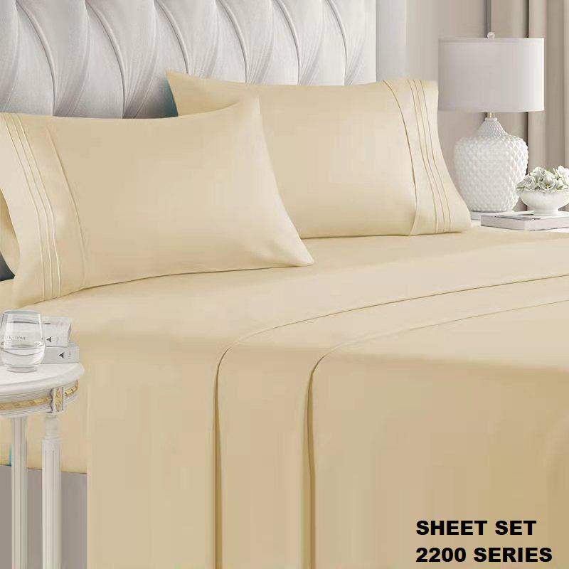 SHEETS SET 2200 SERIES DEEP POCKETS