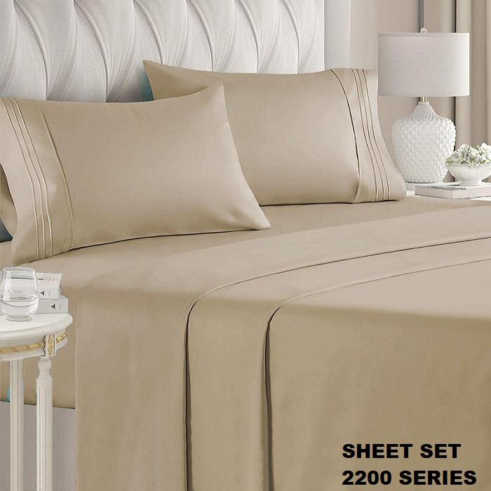 SHEETS SET 2200 SERIES DEEP POCKETS
