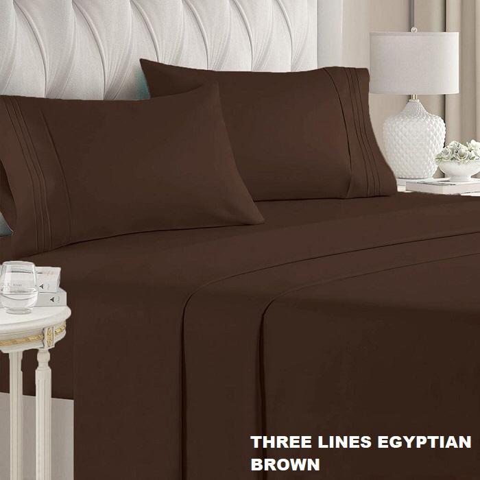 SHEETS SET 2200 SERIES THREE LINES EGYPTIAN