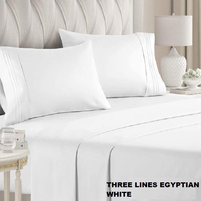 SHEETS SET 2200 SERIES THREE LINES EGYPTIAN