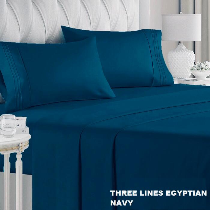 SHEETS SET 2200 SERIES THREE LINES EGYPTIAN