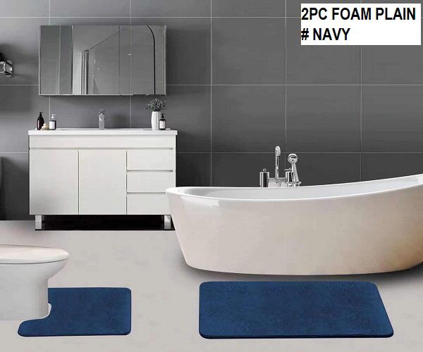 2-PCS BATH SET FOAM PLAIN