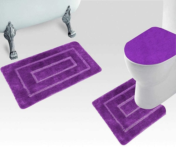 3-PCS BATH SET MICROFIBER