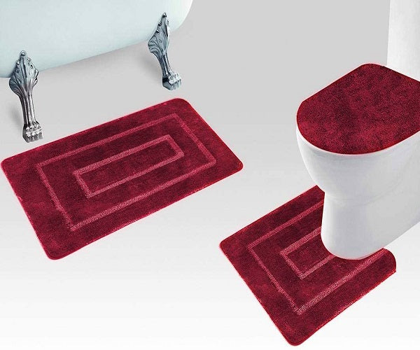 3-PCS BATH SET MICROFIBER