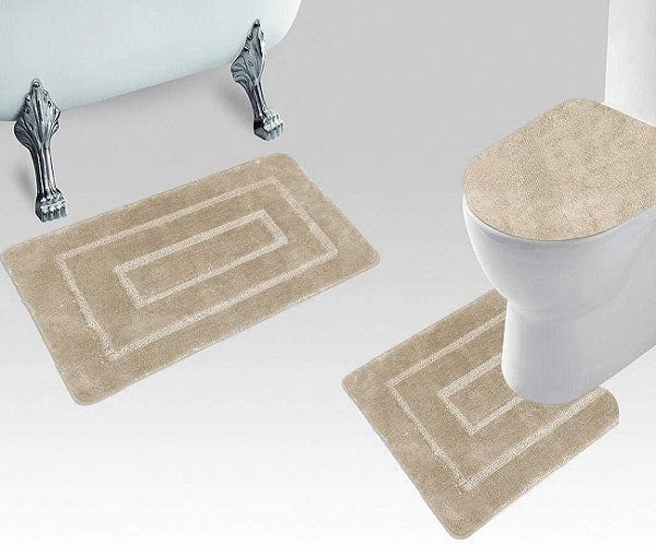 3-PCS BATH SET MICROFIBER