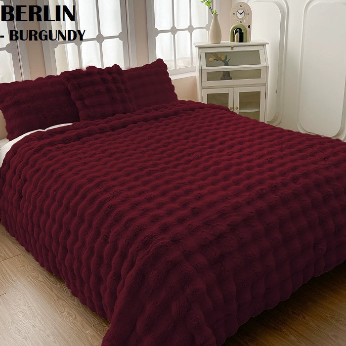 BERLIN RABBIT FAUX FUR BLANKET