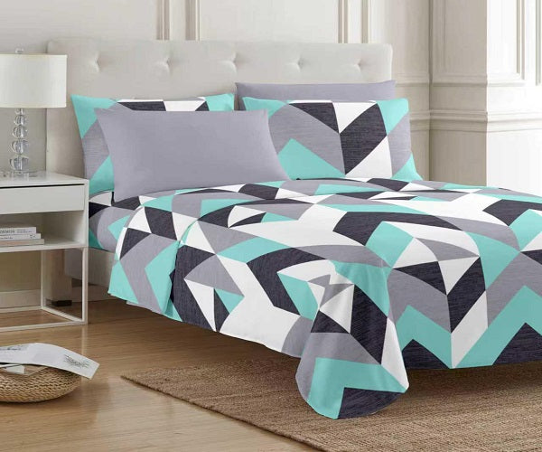 SHEET SET PRINTED 6PCS SET