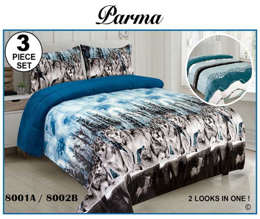 2PLY FLANNEL BLANKET PARMA