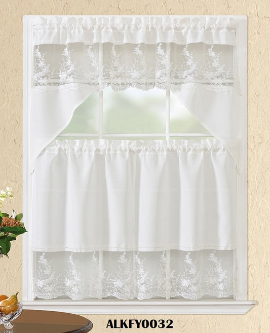 ALKFY0032 KITCHEN CURTAIN 3PCS SET