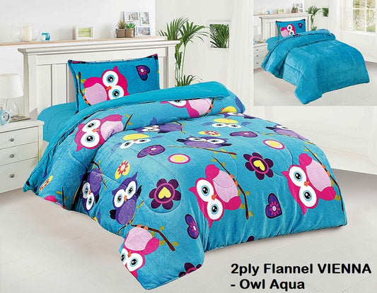 2PLY FLANNEL BLANKET VIENNA