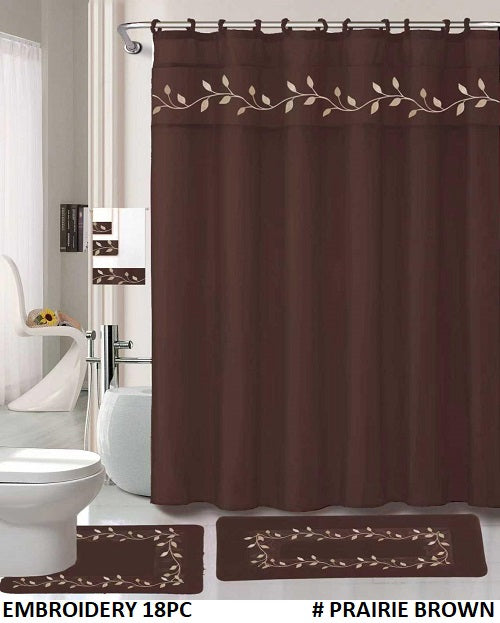 18-PCS BATH SET EMBROIDERY