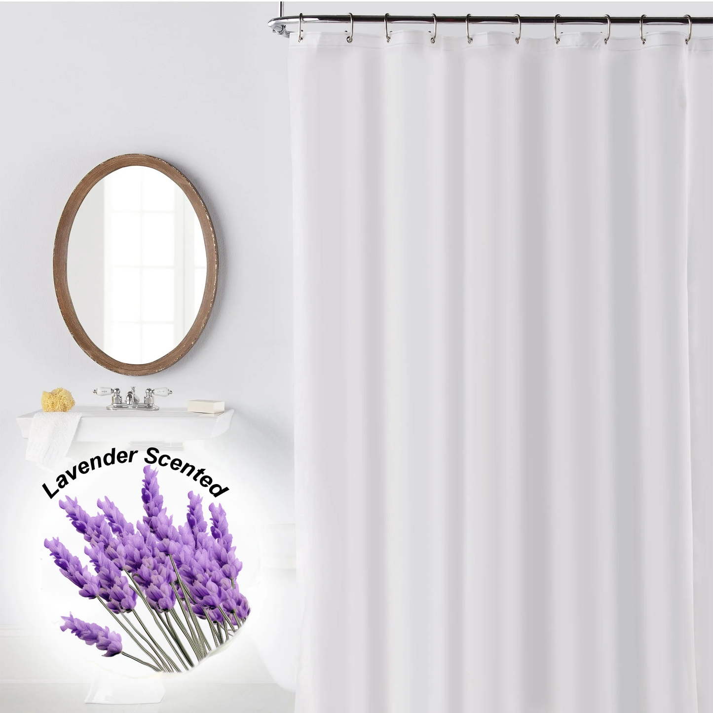 SCENTED LAVANDER SHOWER LINER