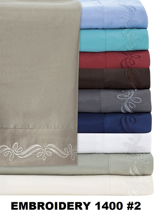 SHEETS SET EMBROIDERY 1400