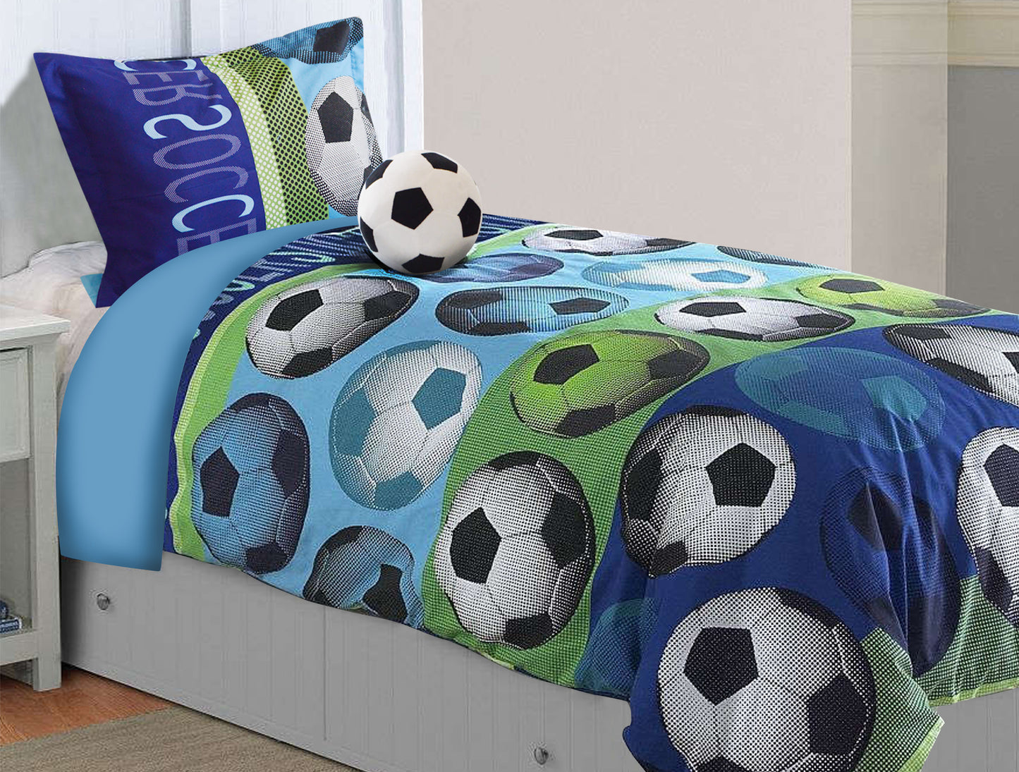 Soccer Bedding Set - Twin Comfort