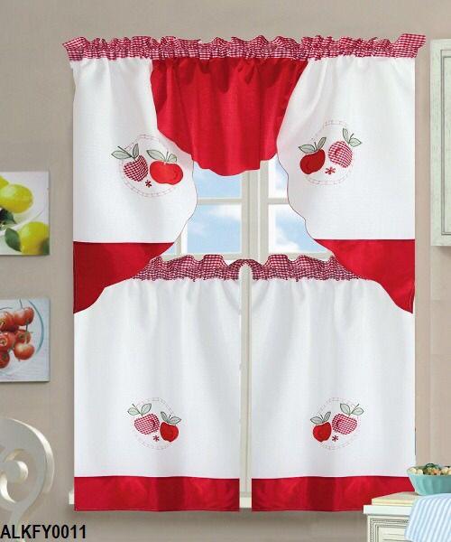 ALKFY0011 KITCHEN CURTAIN 3PCS SET