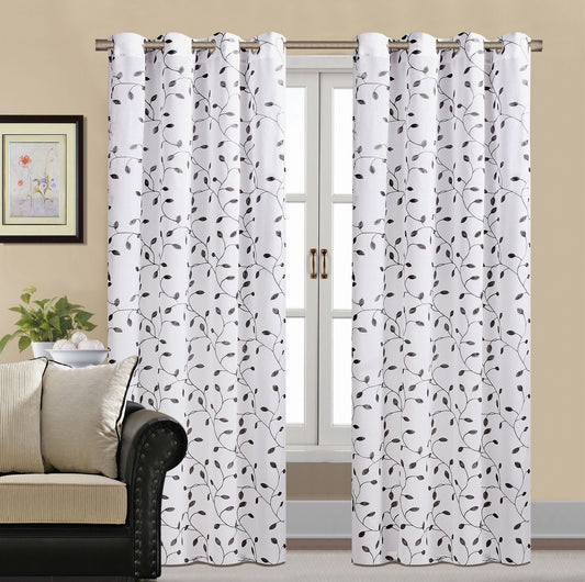 AHF-47 SHEER EMBROIDERED CURTAIN 1 PANEL